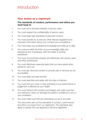 Standards of Conduct, Performance and Ethics - Health and Care Professions Council - United Kingdom, Page 5