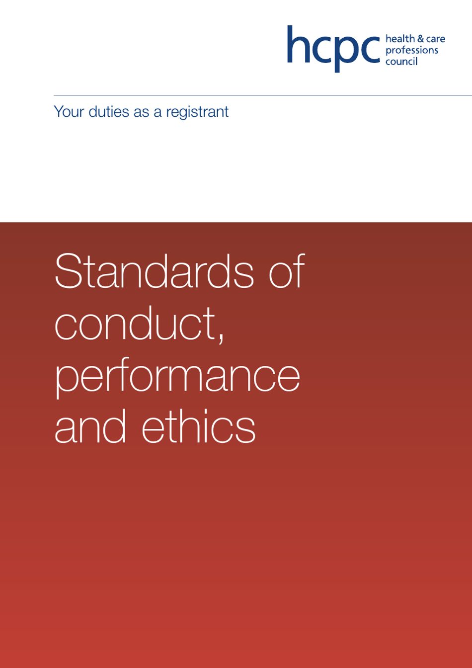 Health Care Professions Council Standards