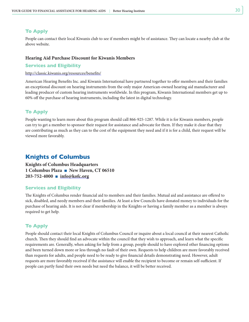 Your Guide to Financial Assistance for Hearing AIDS - Better Hearing Institute, Page 30