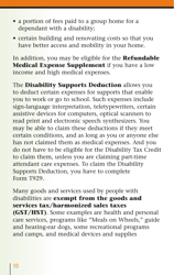 Services for People With Disabilities: Guide to Government of Canada Services for People With Disabilities and Their Families - Canada, Page 11