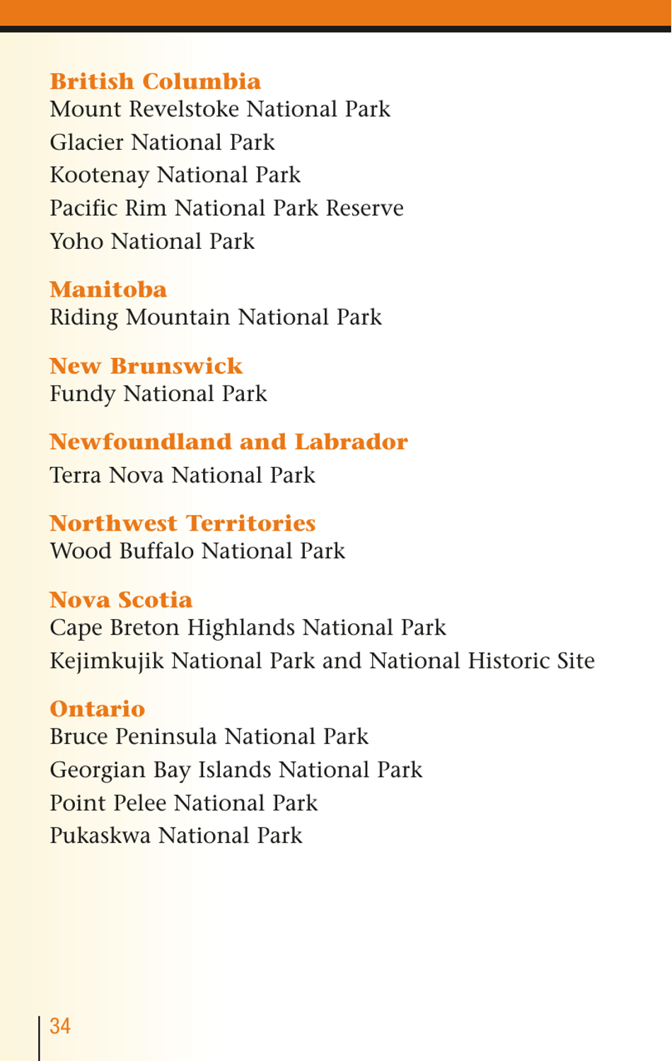 Services for People With Disabilities: Guide to Government of Canada Services for People With Disabilities and Their Families - Canada, Page 35