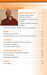 Services for People With Disabilities: Guide to Government of Canada Services for People With Disabilities and Their Families - Canada, Page 5