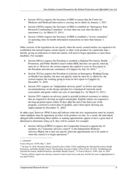 New Entities Created Pursuant to the Patient Protection and Affordable Care Act, Page 9