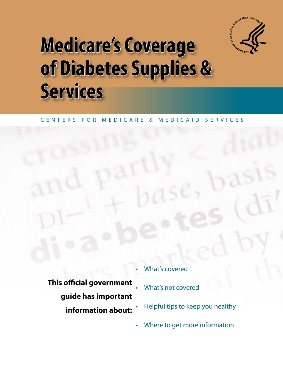 Medicares Coverage Of Diabetes Supplies And Services Fill Out Sign Online And Download Pdf 0830