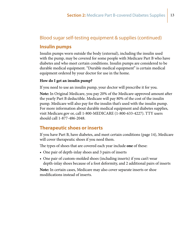 Medicare&#039;s Coverage of Diabetes Supplies &amp; Services, Page 13