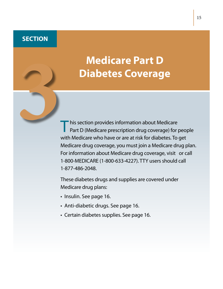 Medicares Coverage of Diabetes Supplies  Services, Page 15
