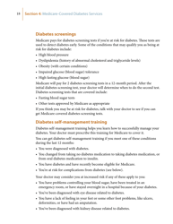 Medicare&#039;s Coverage of Diabetes Supplies &amp; Services, Page 18
