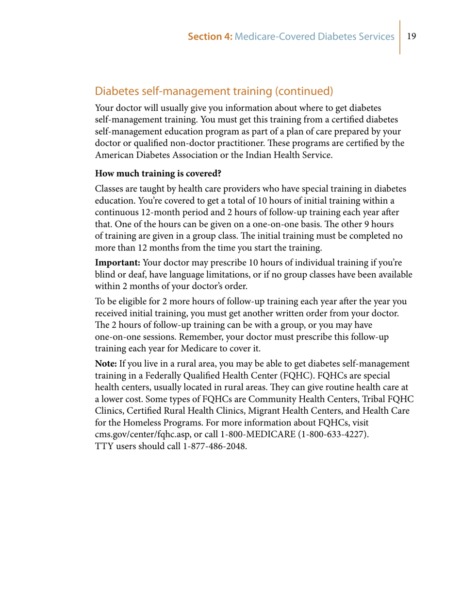 Medicares Coverage of Diabetes Supplies  Services, Page 19