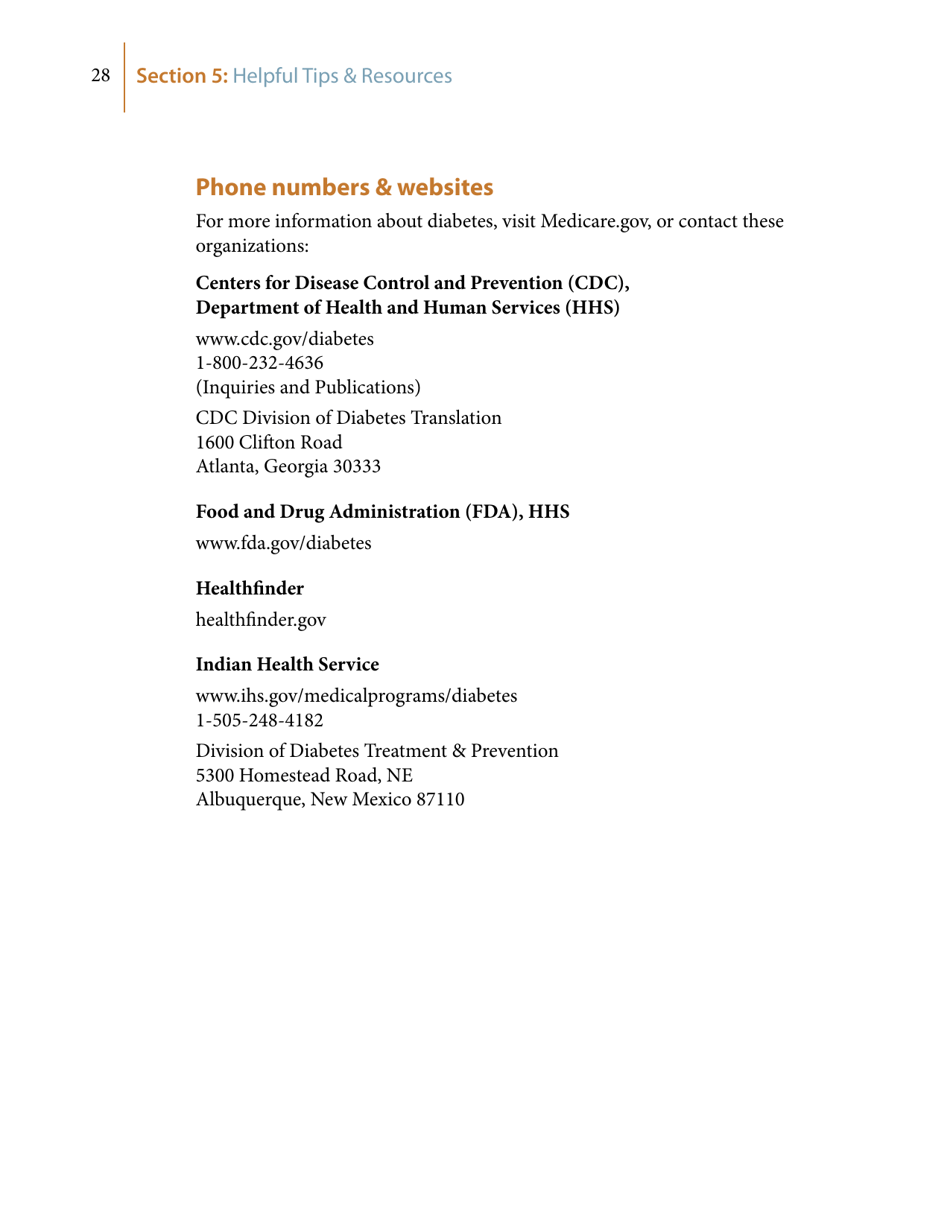 Medicares Coverage of Diabetes Supplies  Services, Page 28