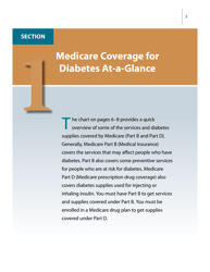Medicare&#039;s Coverage of Diabetes Supplies &amp; Services, Page 5