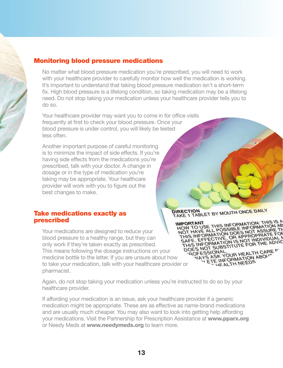 Understanding and Managing High Blood Pressure - American Heart Association, American Stroke Association, Page 13