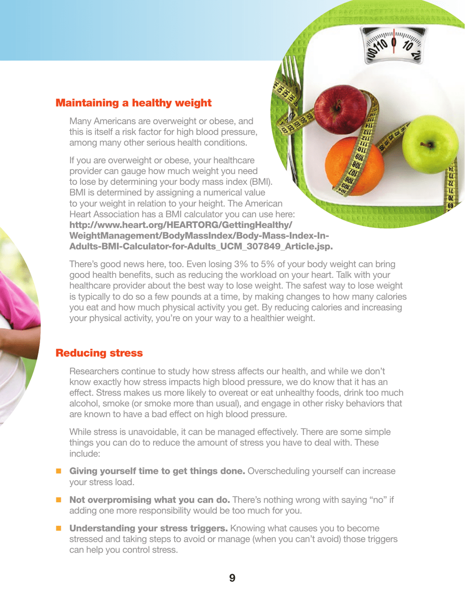 Understanding and Managing High Blood Pressure - American Heart Association, American Stroke Association, Page 9