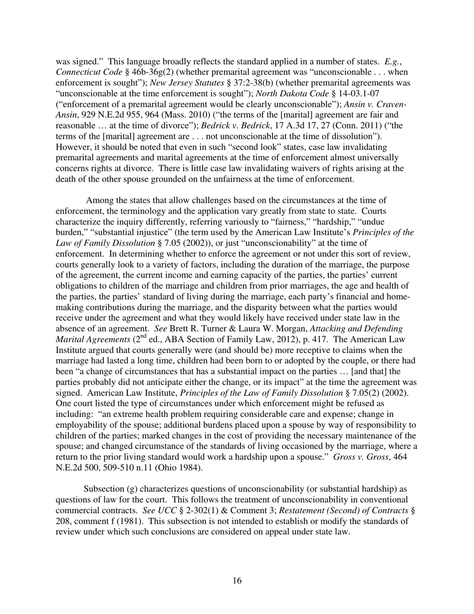 Uniform Premarital and Marital Agreements Act - Uniform Law Commission, Page 20