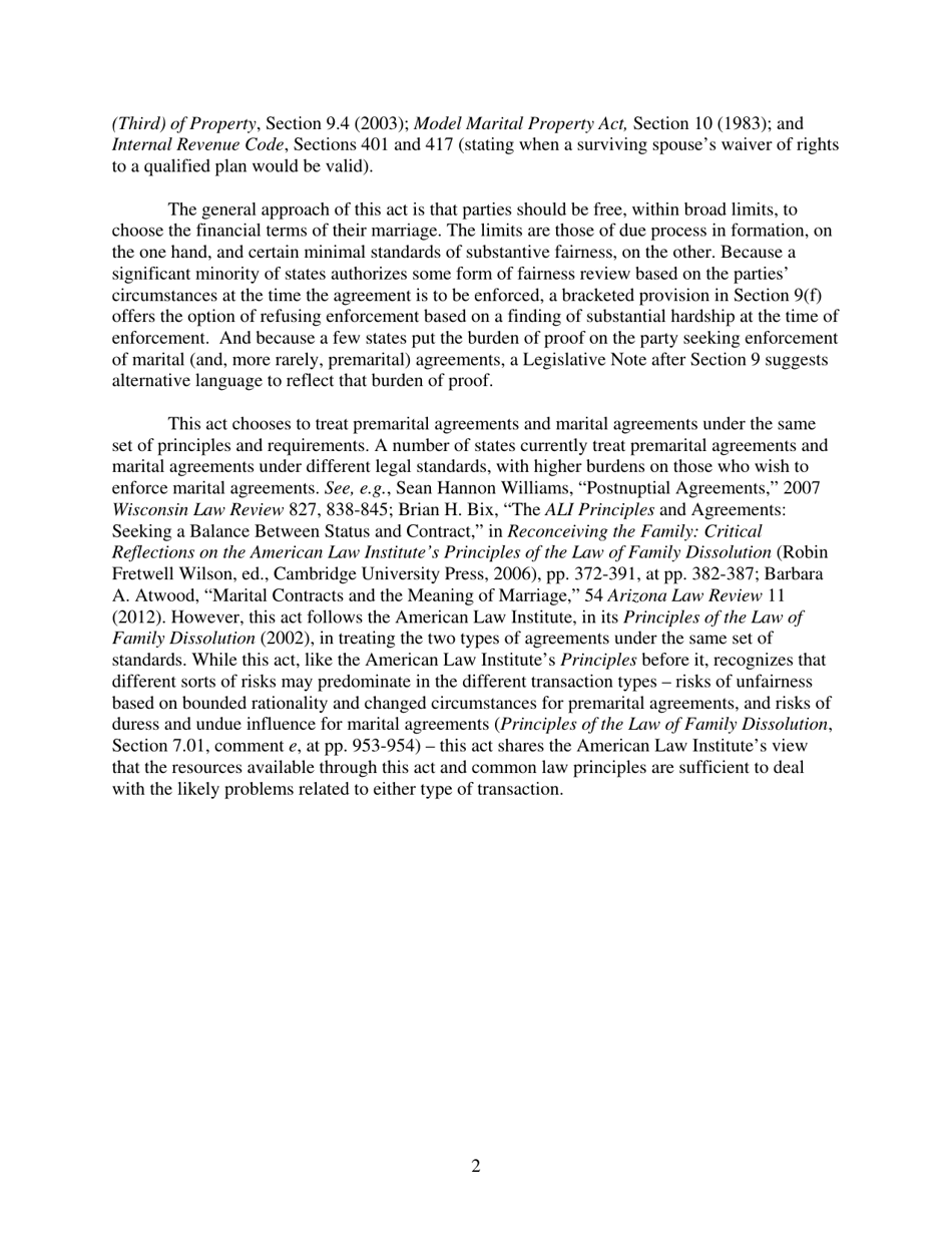 Uniform Premarital and Marital Agreements Act - Uniform Law Commission, Page 6