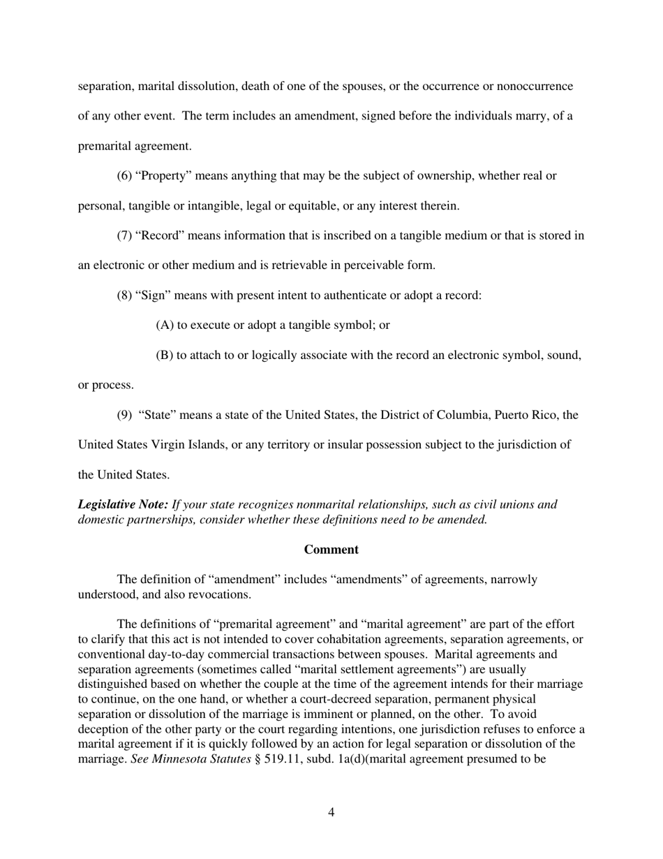 Uniform Premarital and Marital Agreements Act - Uniform Law Commission, Page 8