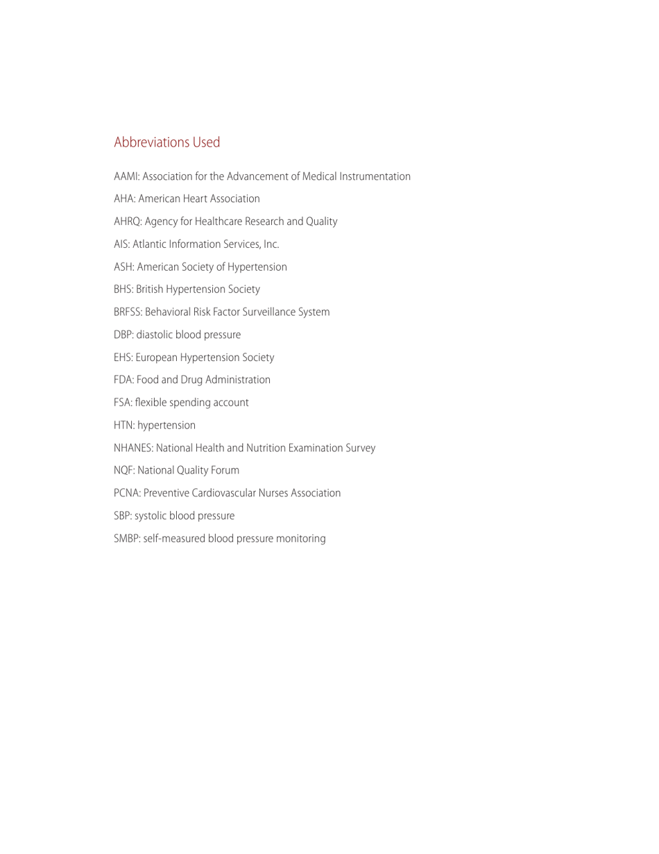 Self-measured Blood Pressure Monitoring: Action Steps for Public Health Practitioners, Page 39