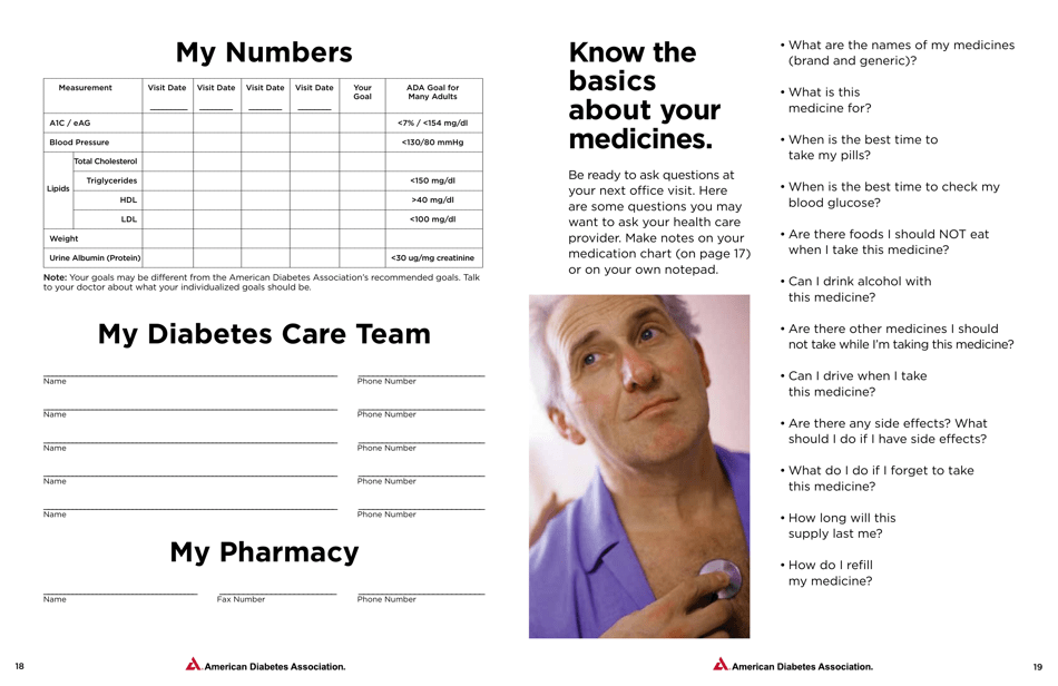 Living Healthy With Diabetes: a Guide for Adults 55 and up - American Diabetes Association, Page 10