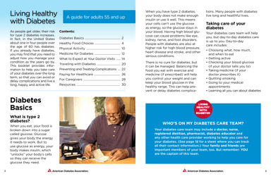 Living Healthy With Diabetes: a Guide for Adults 55 and up - American Diabetes Association, Page 2