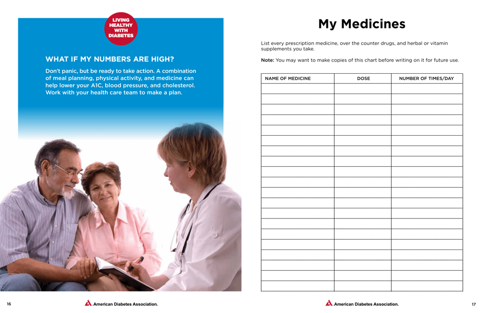 Living Healthy With Diabetes: a Guide for Adults 55 and up - American Diabetes Association, Page 9