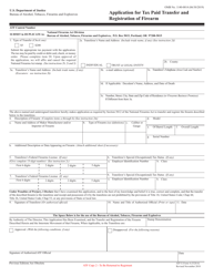 ATF Form 4 (5320.4) Application for Tax Paid Transfer and Registration of Firearm, Page 7