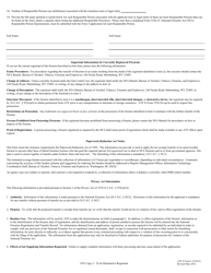 ATF Form 5 (5320.5) Application for Tax Exempt Transfer and Registration of Firearm, Page 9