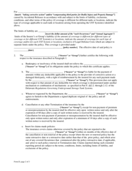 Form D Certificate of Insurance - Delaware, Page 2