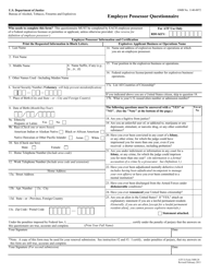 ATF Form 5400.28 Employee Possessor Questionnaire