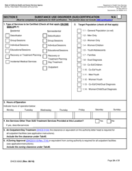 Form DHCS6002 Initial Treatment Provider Application - California, Page 24