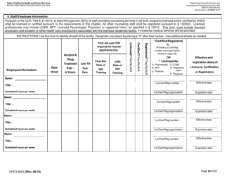 Form DHCS6002 Initial Treatment Provider Application - California, Page 30