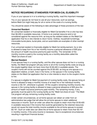 Document preview: Form DHCS7077 Notice Regarding Standards for Medi-Cal Eligibility - California
