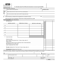 IRS Form 8725 Excise Tax on Greenmail, Page 2