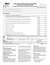 IRS Form 8924 Excise Tax on Certain Transfers of Qualifying Geothermal or Mineral Interests, Page 2