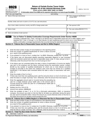 IRS Form 8928 Return of Certain Excise Taxes Under Chapter 43 of the Internal Revenue Code, Page 2