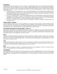 Instructions for Application for Liquor License - Arizona, Page 3