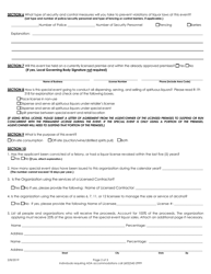 Application for Special Event License - Arizona, Page 2