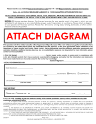 Application for Special Event License - Arizona, Page 3