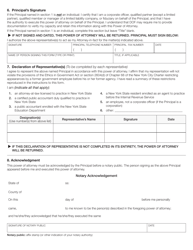 Form POA-2 Power of Attorney - New York City, Page 2