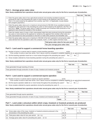 Form RP-305 Agricultural Assessment Application - New York, Page 3