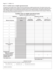 Form RP-305 Agricultural Assessment Application - New York, Page 6