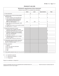 Form RP-305 Agricultural Assessment Application - New York, Page 7