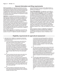Form RP-305 Agricultural Assessment Application - New York, Page 8