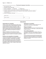 Form RP-5850 Application for Superstorm Sandy Exemption From Real Property Tax - New York, Page 2