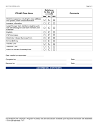 Form GCI-1112A Transfer File Checklist - Arizona, Page 3
