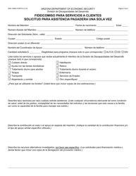 Formulario DDD-1088A-S Fideicomiso Para Servicios a Clientes - Arizona (Spanish), Page 3