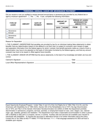 Form ES-935 Claimant&#039;s Affidavit of Federal Civilian Service, Wages, and Reason for Separation - Ucfe - Arizona, Page 2
