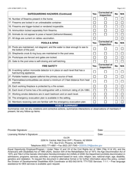 Form LCR-1079B Abbreviated Developmental Home Compliance Review - Arizona, Page 2