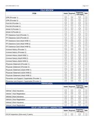 Form LCR-1079A Developmental Home Compliance Review - Arizona, Page 3