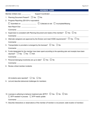 Form LCR-1079A Developmental Home Compliance Review - Arizona, Page 4