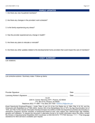 Form LCR-1079A Developmental Home Compliance Review - Arizona, Page 7