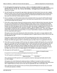 Form AD4320 Adoption Assistance Program (Aap) Agreement - California, Page 2